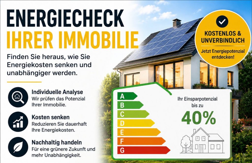 Energiecheck für Ihre Immobilie