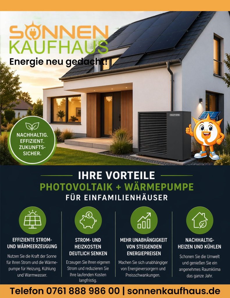 Zewotherm Lambda Wärmepumpe beim Sonnenkaufhaus Freiburg